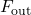 F_{\text{out}}