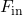 F_{\text{in}}